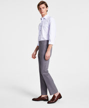 Dkny Mens Modern fit Dress Pants 36 / 30 Grey Solid
