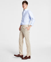 Dkny Mens Modern fit Dress Pants 32 / 32 Beige Solid