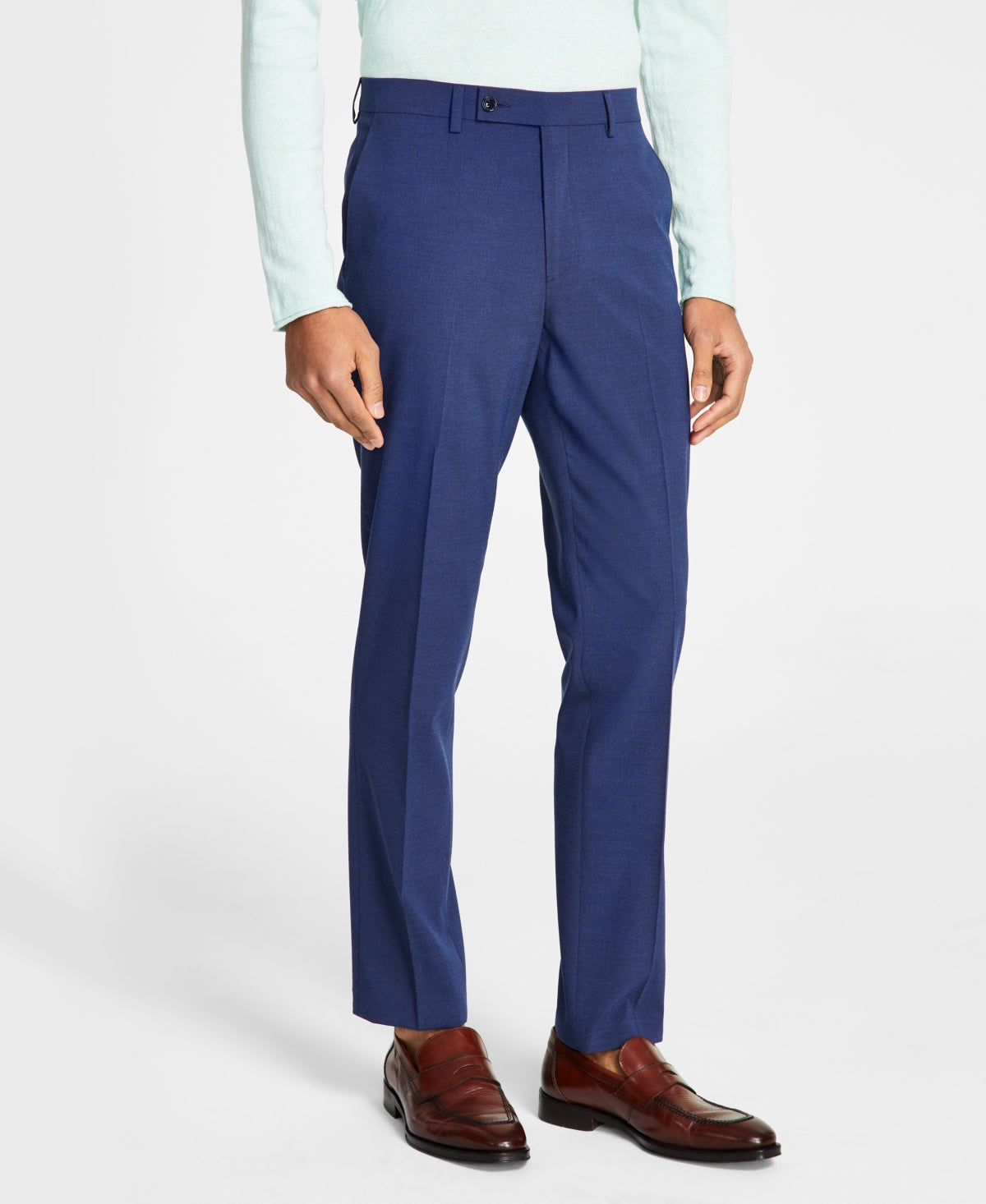 Ben Sherman Men's Skinny Fit Stretch Suit Dress Pants Navy Blue  30 x 30