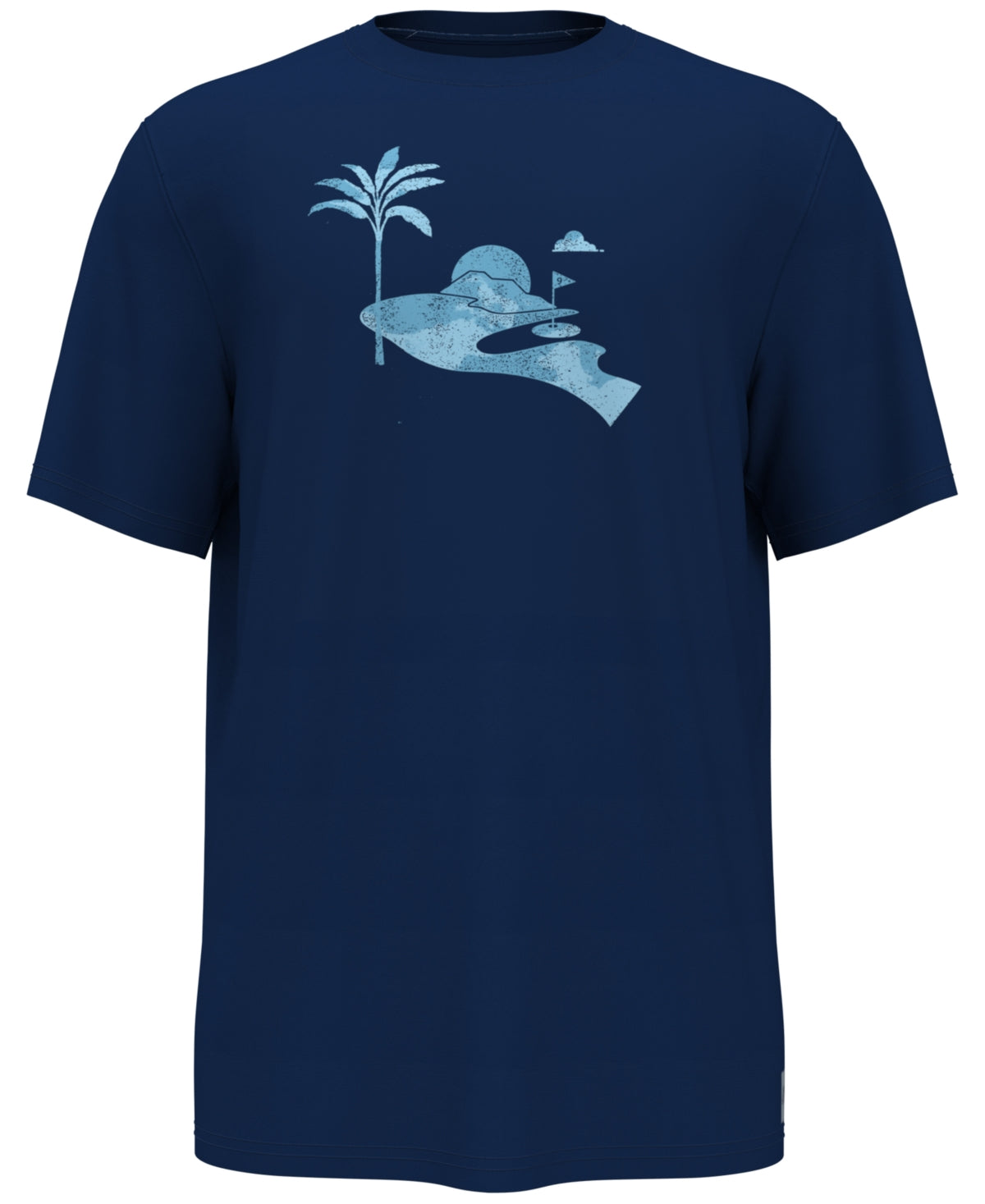 Pga Tour Men's Scenic Golf Graphic T Shirt Insignia Blue XL