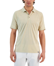 Alfani Men's AlfaTech Short Sleeve Polo Shirt Tan XL