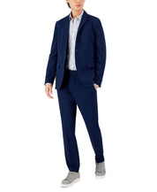 Alfani Men's Modern Knit Sport Coat Blazer Neo Navy Blue XL