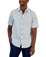 Alfani Men's Classic-Fit Stretch Button Down Shirt Bright White Large
