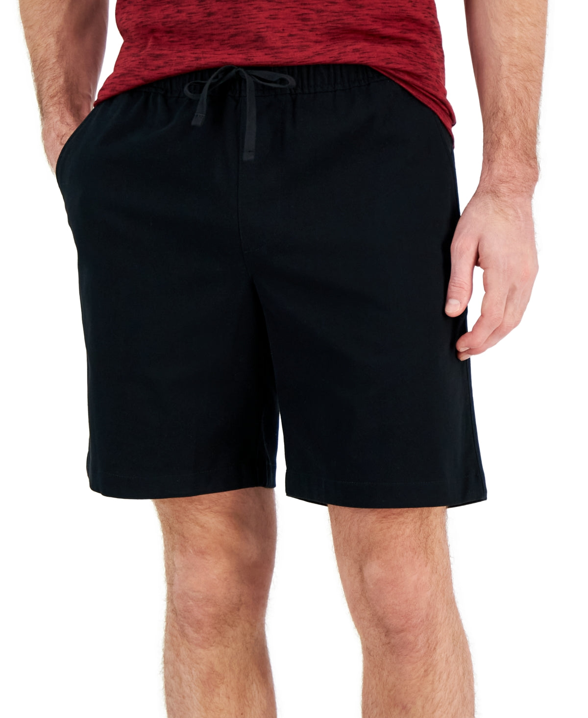 Alfani Mens Drawstring Promo Shorts Black XL