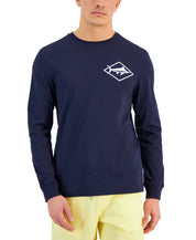Club Room Mens Sailing Club Classic-Fit Crewneck T Shirt Navy Blue XL
