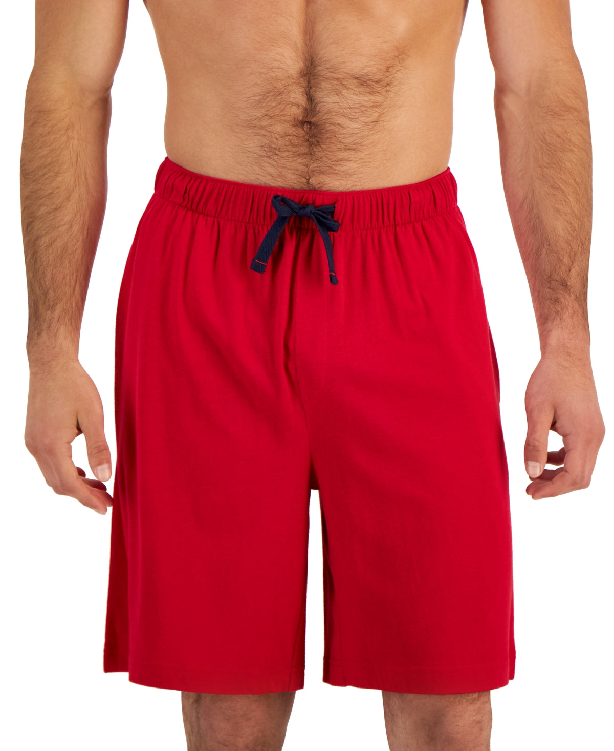 Club Room Mens Pajama Shorts Red XL