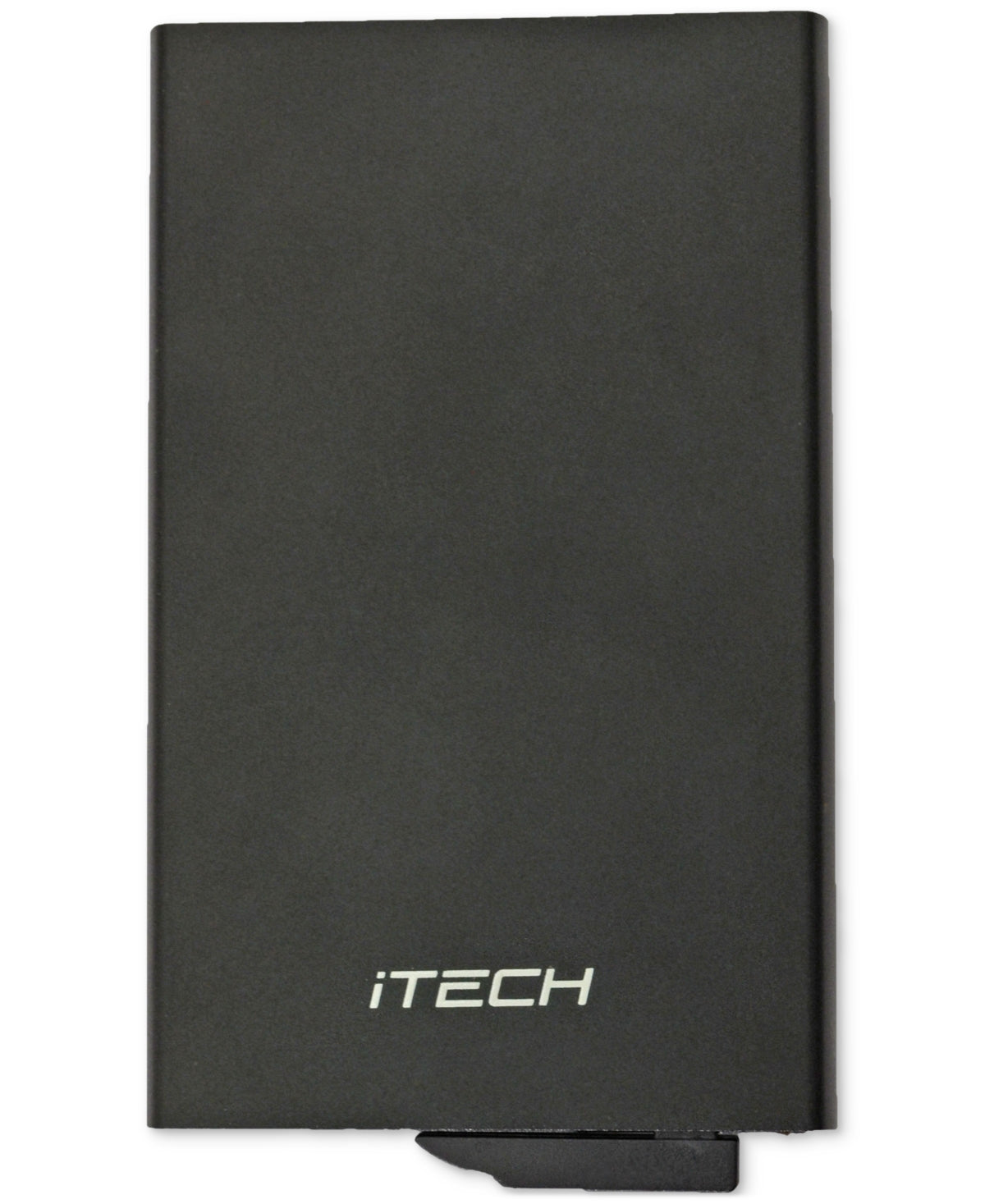 iTech Mens Pop Up Logo Wallet Black