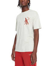 AX Armani Exchange Comfort-Fit Logo T Shirt Medium White Pepper