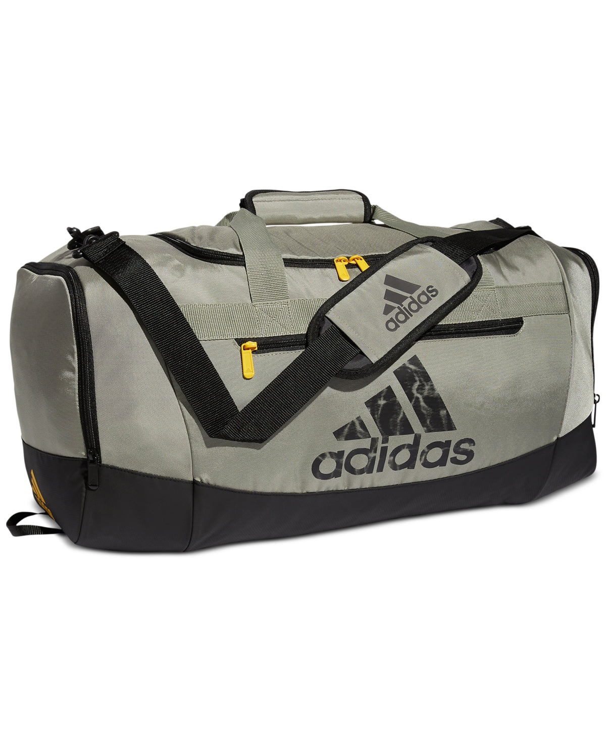 Adidas Men's Defender Iv Medium Duffel Bag  Pebble Grey Multi