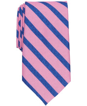Club Room Mens Regular fit Tie Necktie One Size Pink Blue Striped