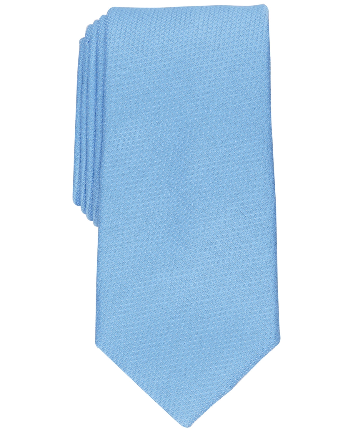 Club Room Men's Holt Solid Tie Light Blue Necktie