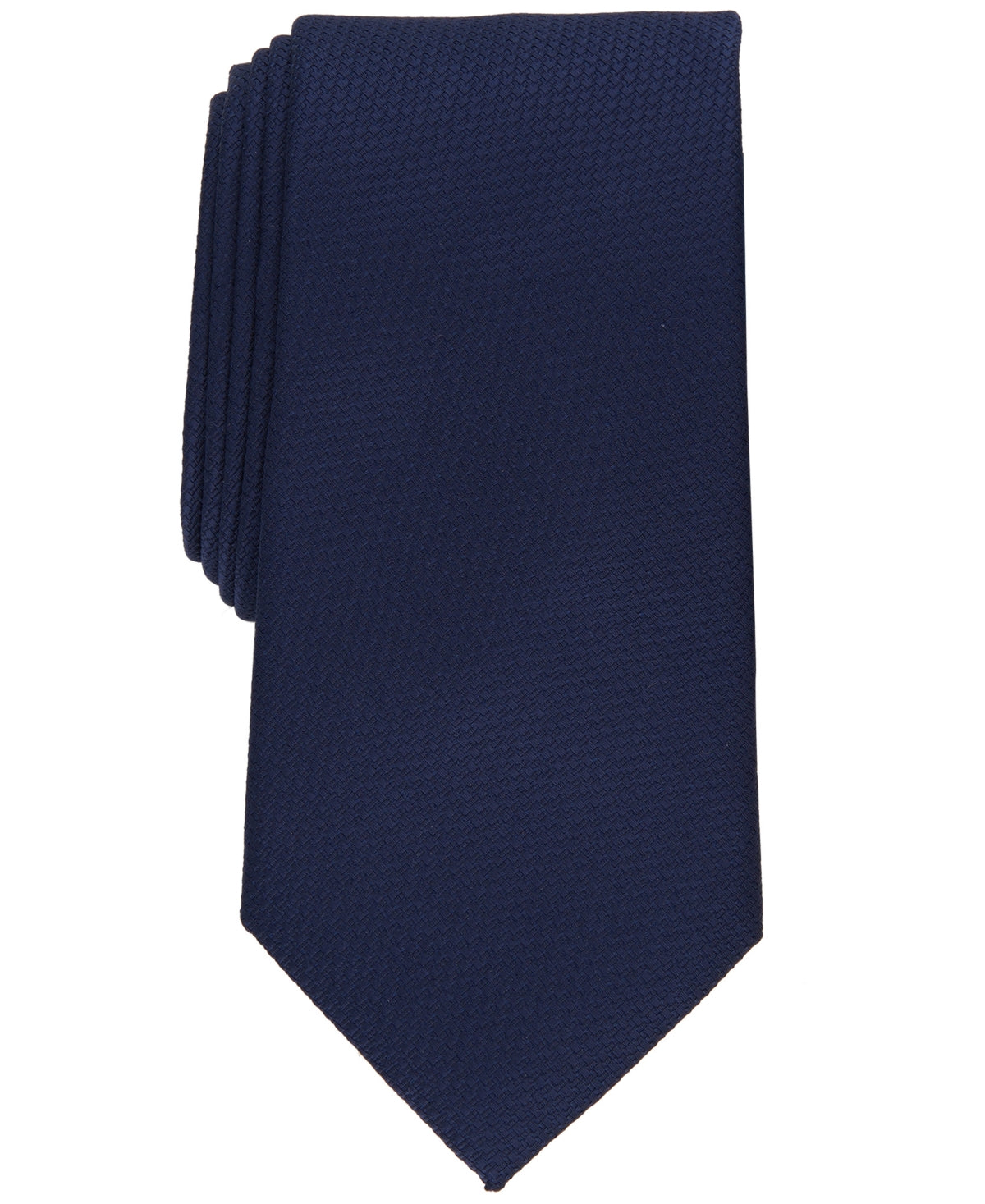 Club Room Men's Holt Solid Tie Necktie Navy Blue