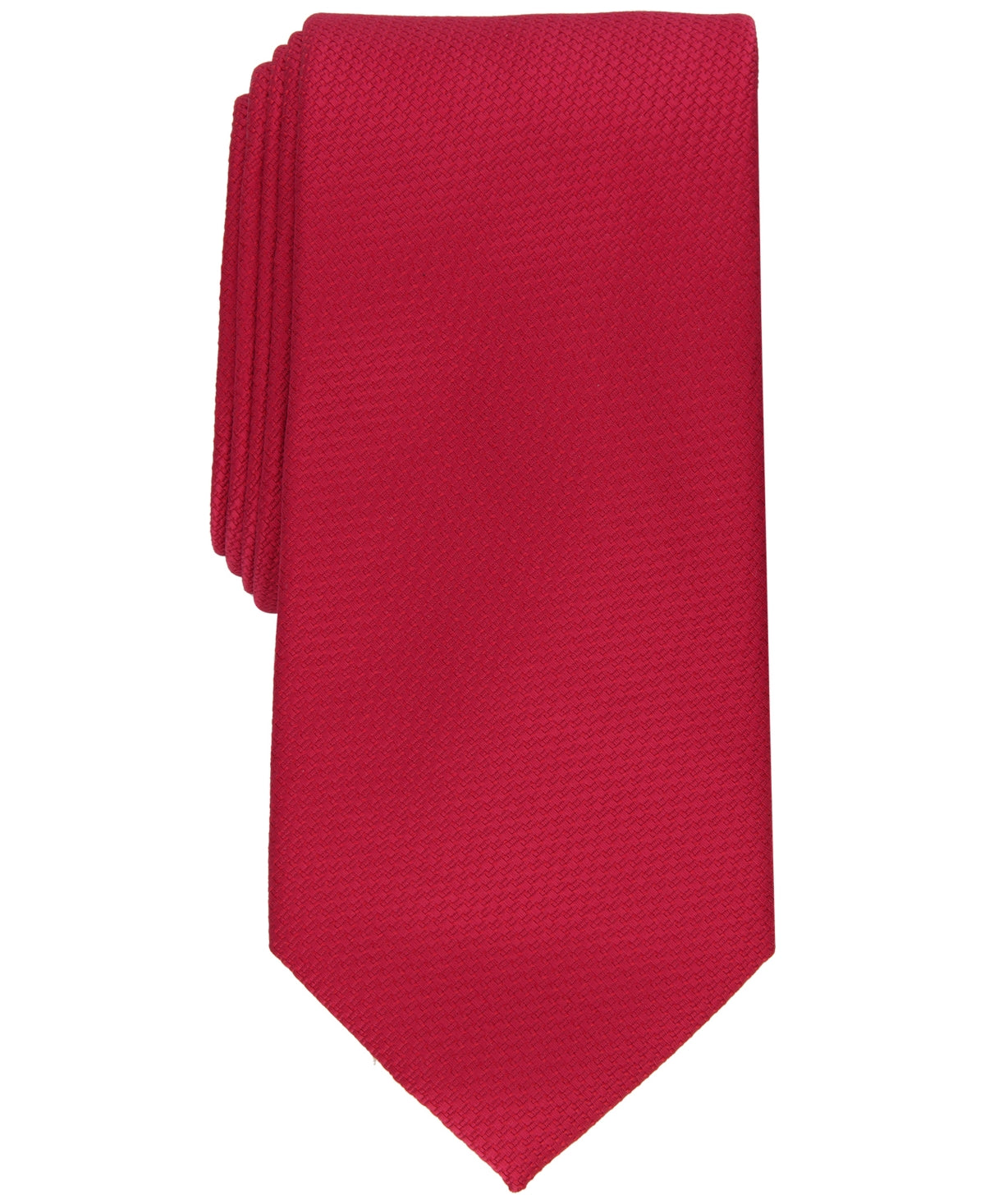 Club Room Mens Red Solid Tie