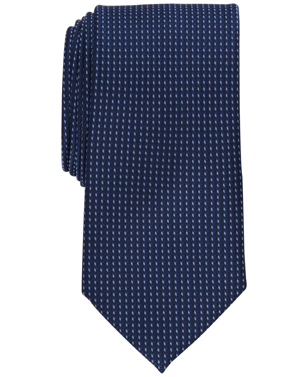 Perry Ellis Men's Gaines Mini Print Tie Blue Necktie