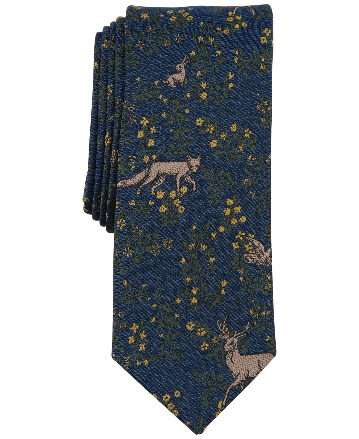 Bar III Men's Leawood Neat Tie Hunter Green