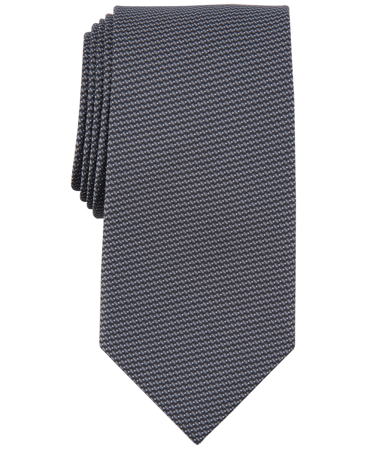 Perry Ellis Mens Ambros Micro-Texture Tie Black