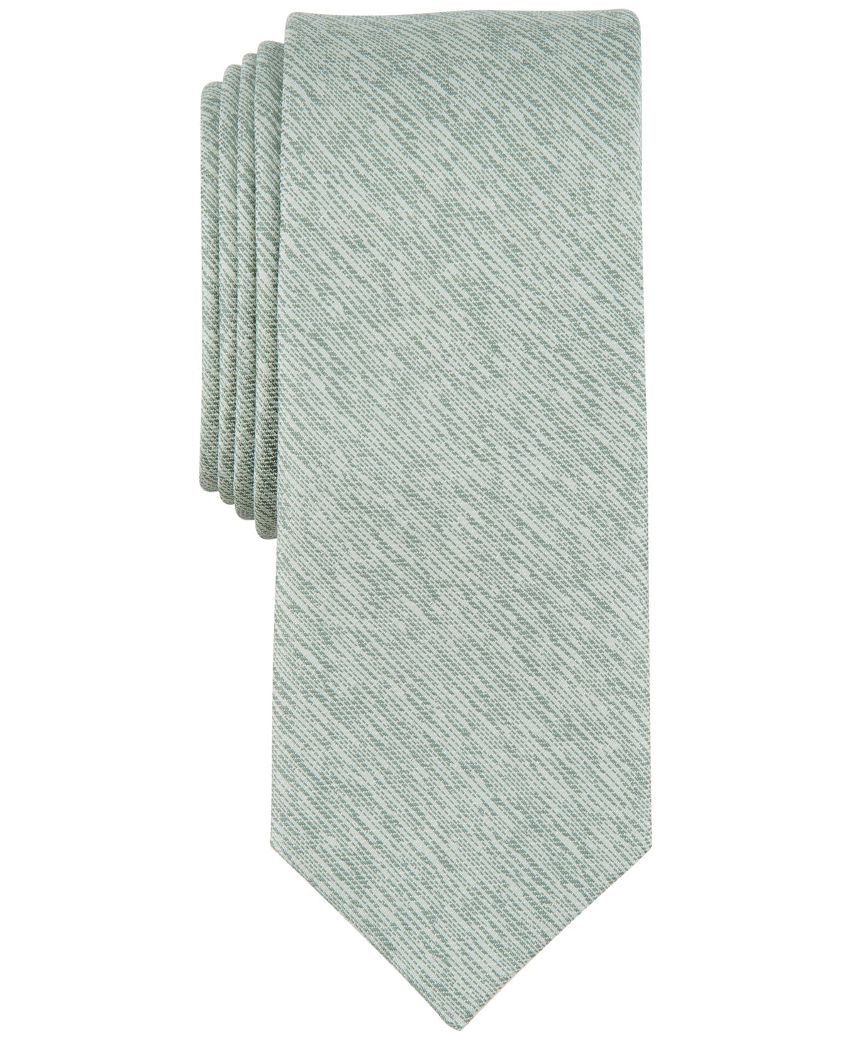 Bar III Men's Abalone Textured Tie Sage
