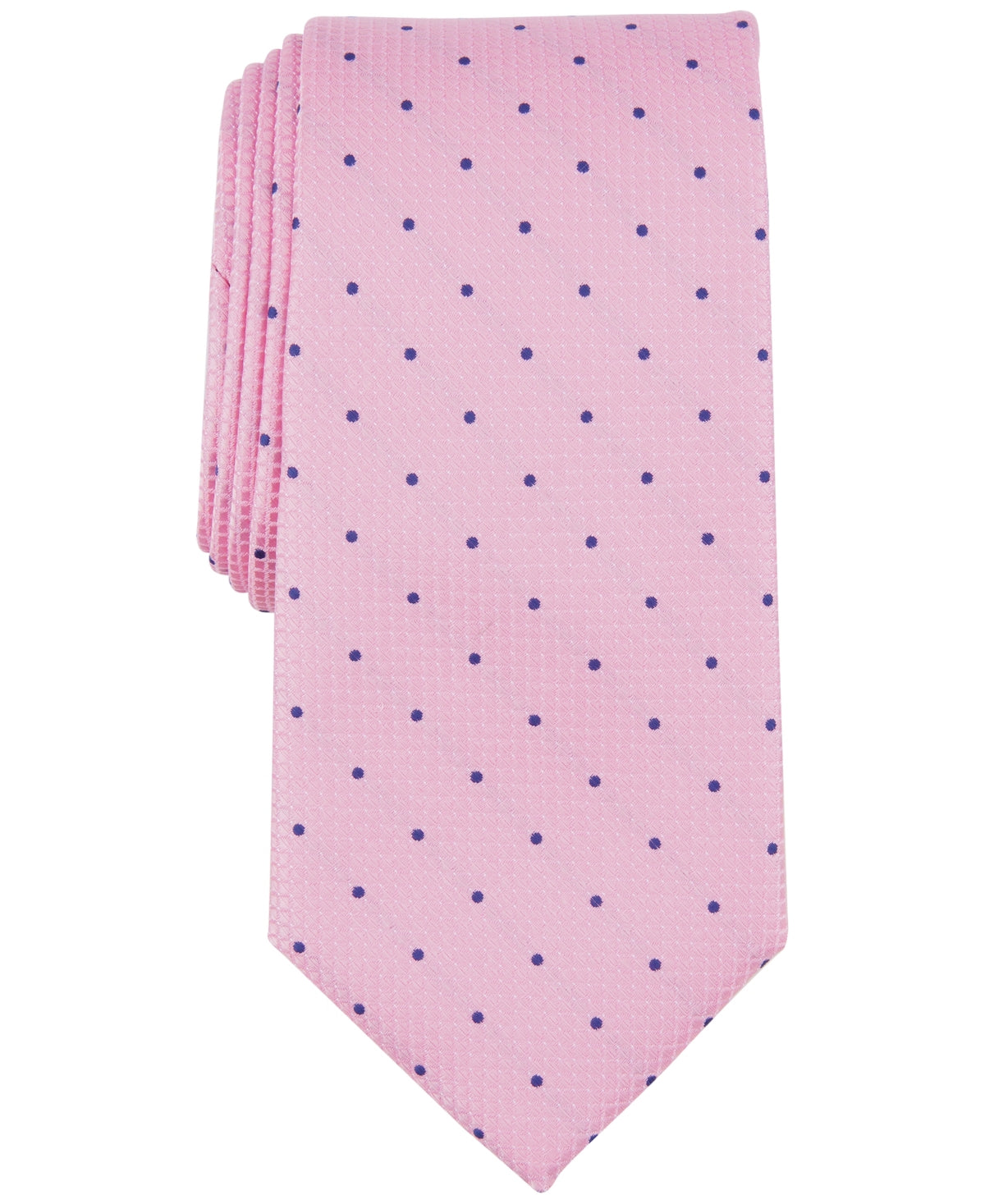 Club Room Men's Florence Dot Tie Pink Necktie