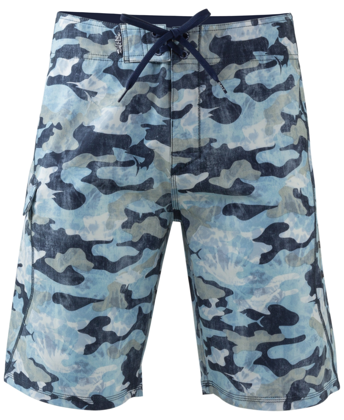 Salt Life Men's Board Shorts Into the Abyss Blue 42"
