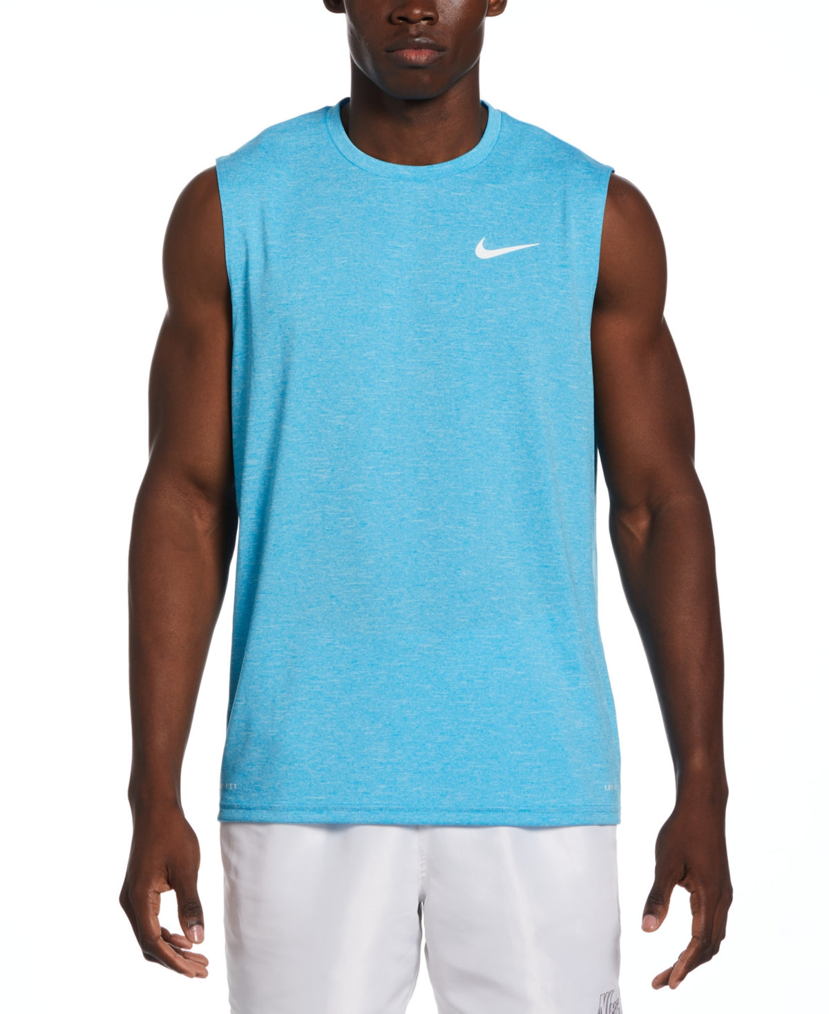 Nike Men's Hydroguard Sleeveless Swim Shirt Blue Small