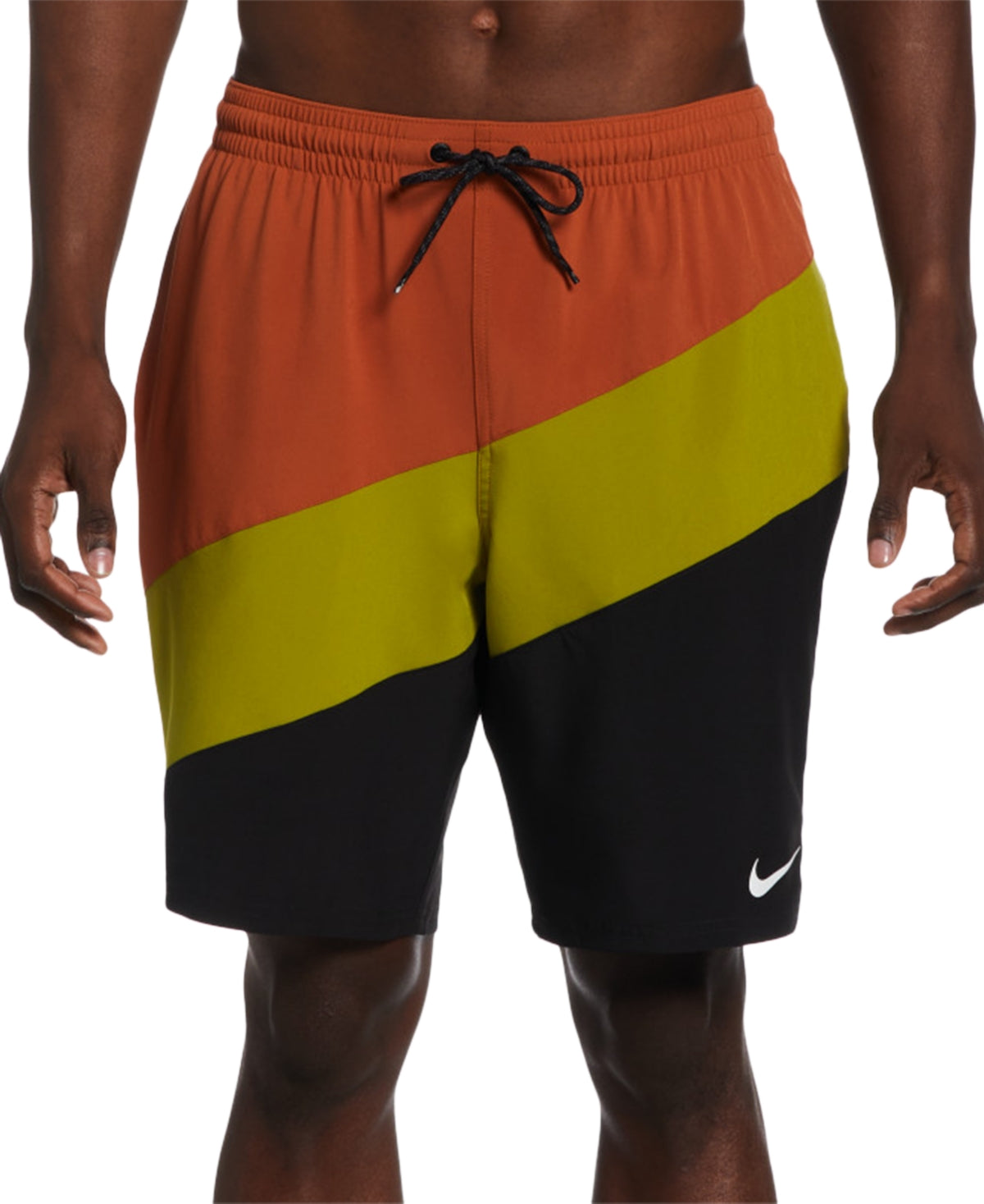 Nike Men's Color Surge Colorblocked 9" Swim Trunks 2XL