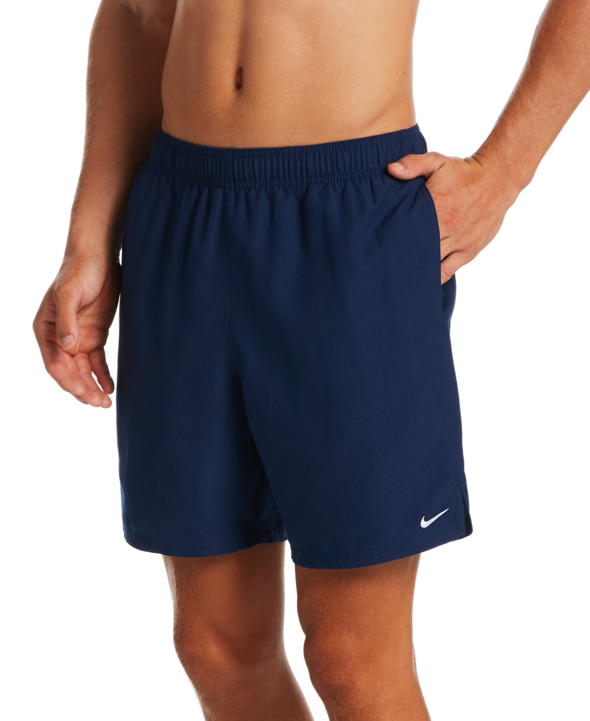 Nike Men's Essential Lap Solid 7 Swim Shorts Midnight Navy Blue  XL