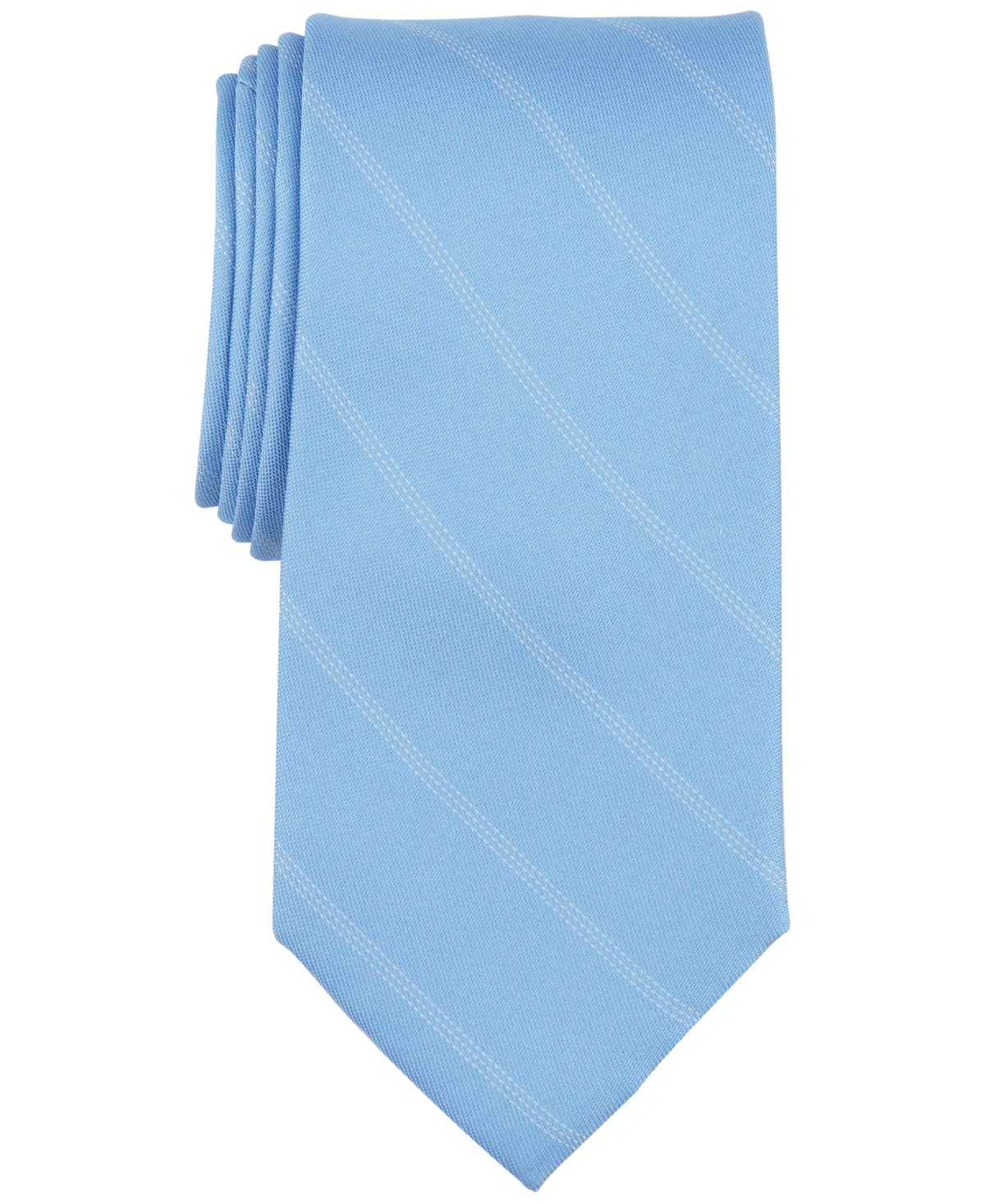 Michael Kors Mens Regular fit Tie Necktie One Size Blue Striped