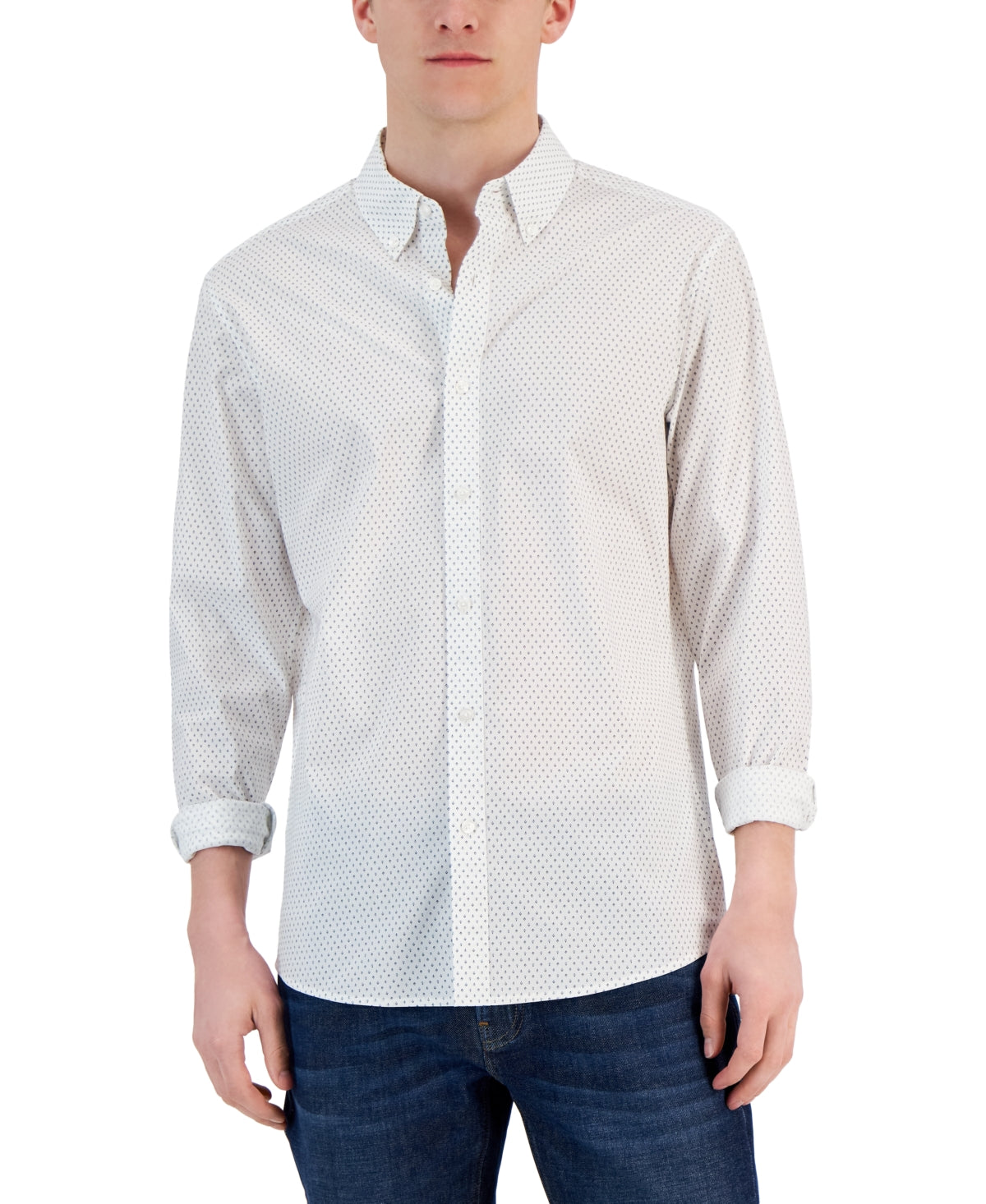 Michael Kors Men's Slim-Fit Stretch White XL