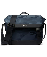 Michael Kors Men's Modern Camo Logo Bike Bag Navy Blue