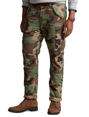 Polo Ralph Lauren Mens Big Tall Cargo Jogger Pants Camo Green Combo 40 x 36