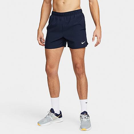 Nike Men's Dri FIT Brief Lined 5" Challenger Shorts Obsidian Blue Small