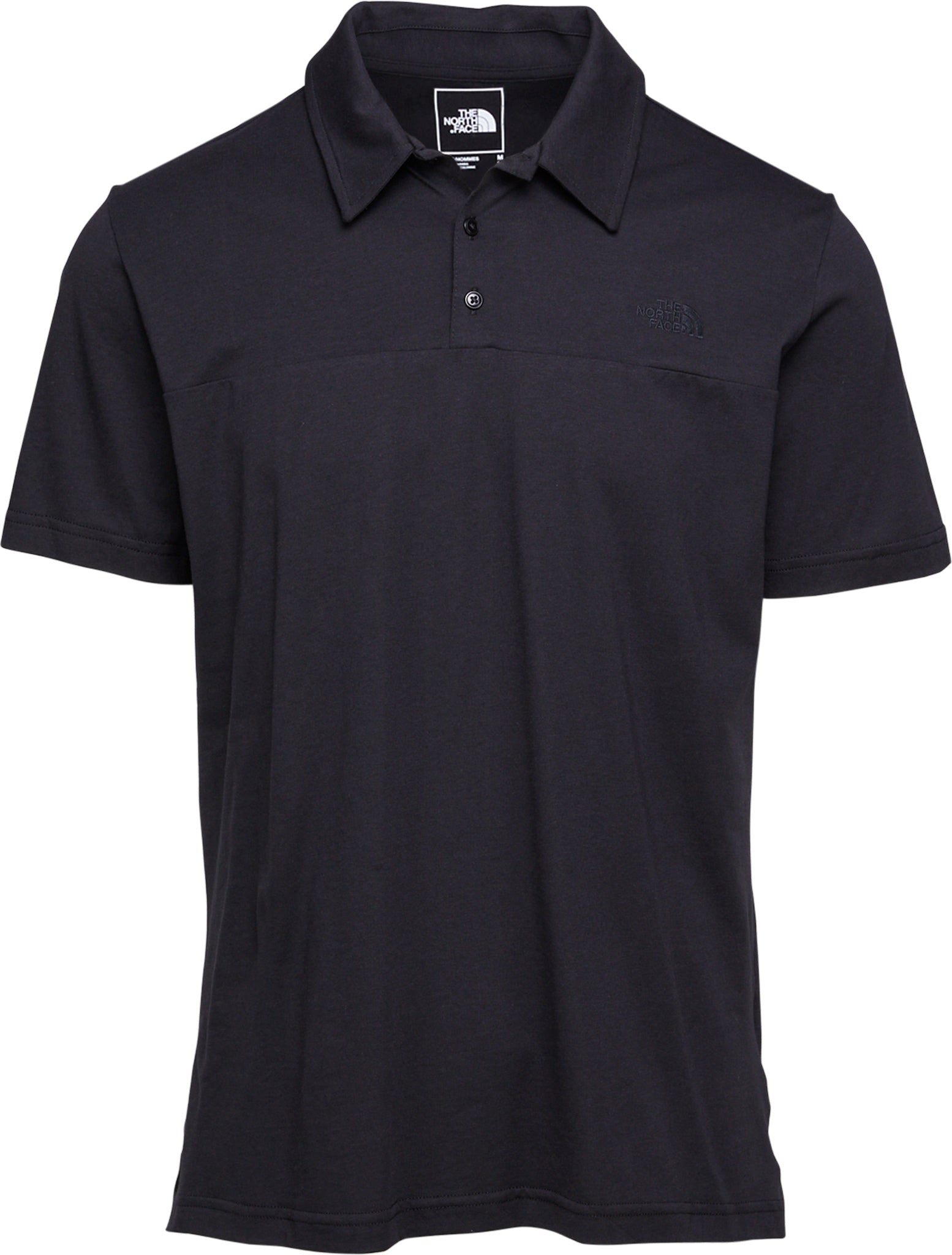 The North Face Men's Terrain Short Sleeve Polo Shirt Black Large