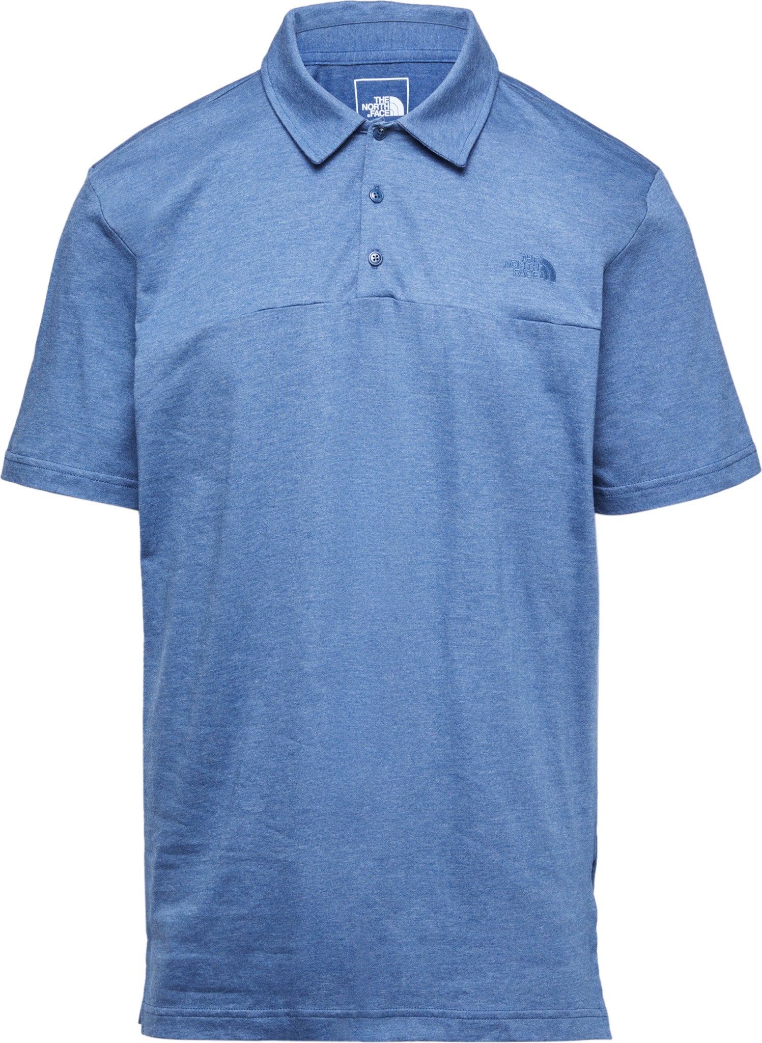 The North Face Mens Terrain Short Sleeve Polo Shirt Blue Small