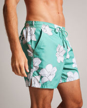 Ted Baker Mens Floral 6 Inch Swim Shorts Green  XXL