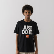 Nike Mens Regular fit Short Sleeve Graphic T-Shirt Shirt XXL Black Solid