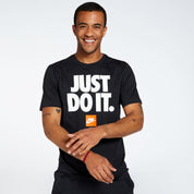 Nike Mens Regular fit Short Sleeve Graphic T-Shirt Shirt XXL Black Solid