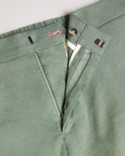 Ted Baker Men's Linen Blend Elasticated Casual Pants Green Size 38