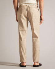 Ted Baker London Mens KIMMEL Stretch Linen Trousers Tan 34 x 30