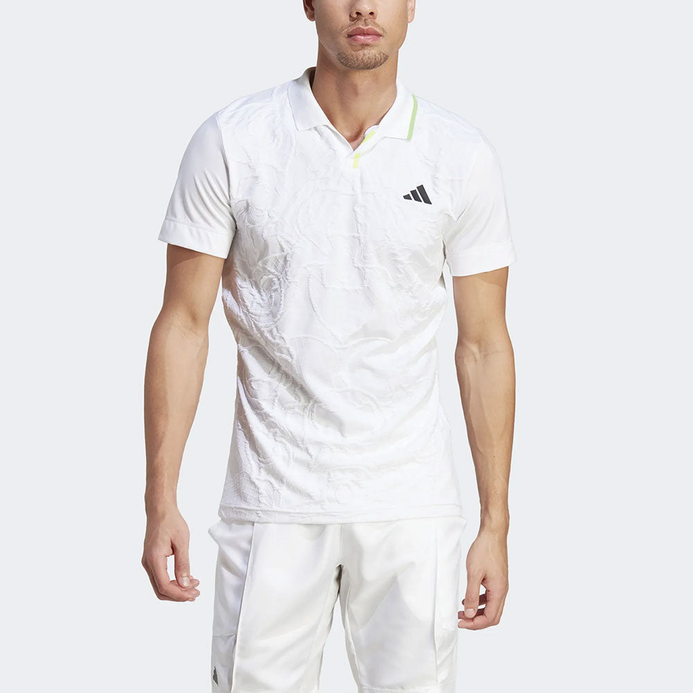 Adidas Mens Regular fit Short Sleeve Polo Shirt Medium White