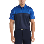 PGA Tour Mens Big and Tall Short Sleeve Polo Shirt Blue 4XLT