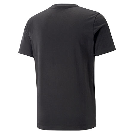 Puma Men's Essential Logo-Graphic Short Sleeve T Shirt Black XL