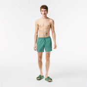 Lacoste Men's Light Quick Dry Swim Shorts Green XL