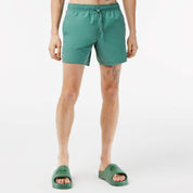 Lacoste Men's Light Quick Dry Swim Shorts Green XL