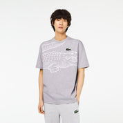 Lacoste Mens Loose Fit Crocodile Logo Short Sleeve T Shirt 2XL