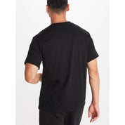 Marmot Men's Peaks Logo Short Sleeve Crewneck T Shirt Black 2XL