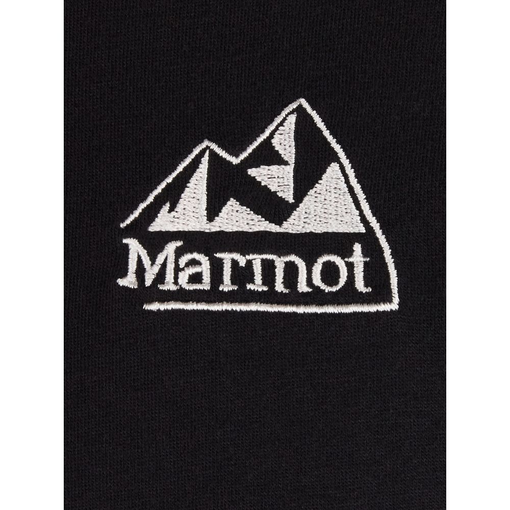 Marmot Men's Peaks Logo Short Sleeve Crewneck T Shirt Black 2XL