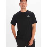 Marmot Men's Peaks Logo Short Sleeve Crewneck T Shirt Black 2XL