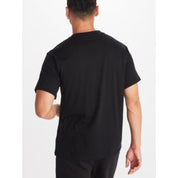 Marmot Men's Peaks Logo Short Sleeve Crewneck T Shirt Black 2XL