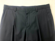 Hugo Boss Mens Slim fit 2 Piece Suit 42 L / 36 Waist Black Solid Stretch