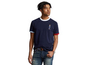 Polo Ralph Lauren Men's Classic Fit Polo Bear Jersey T Shirt Navy Large